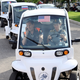 Illustration for article titled G8 Leaders Look Silly Shuttled Around In GEM Electric Cars